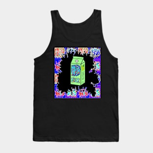 spray milk music graffiti Tank Top